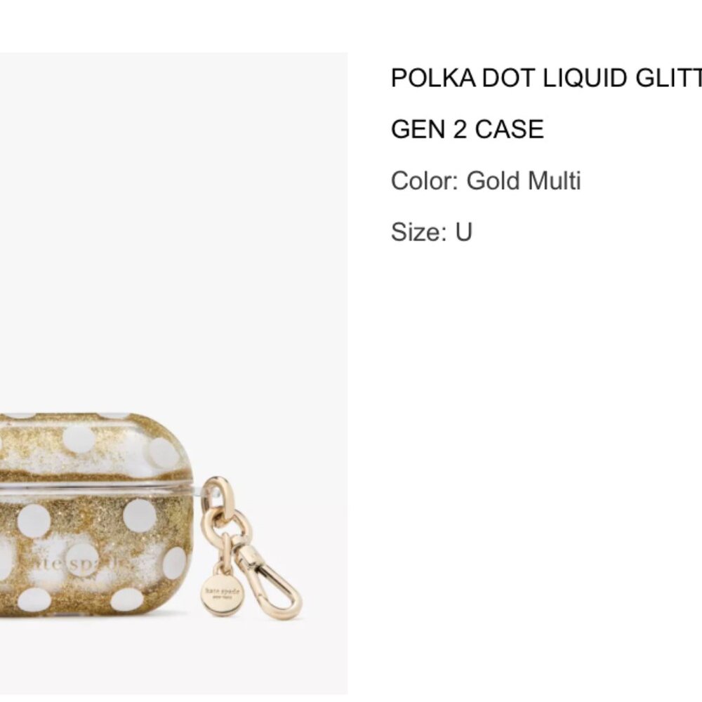 Kate Spade AirPods Pro 2nd Gen Case -